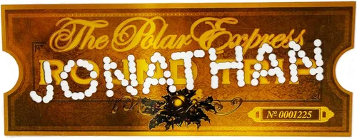 Vista 3 de Personalized Round Trip Polar Exp Replica Ticket