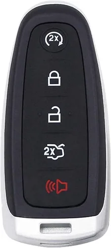 Vista 6 de Funda de repuesto de TPU para llavero de entrada sin llave con control remoto para Ford Edge Escape Explorer Focus Flex Taurus Fusion y Lincoln MKS