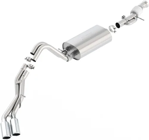 BORLA Sistema Cat-Back 140559 para Cadillac Escalade/GMC Yukon Denali 6.2L V8 AT 2 2015-2020, tracción en las 4 ruedas y 4 puertas. No es compatible