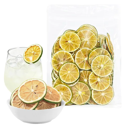 JTEDZI Limas secas para cócteles, limas deshidratadas 3.52oz/100g, rodajas de lima seca sin azúcar añadido