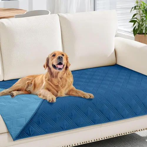 Vista 183 de hyha - Manta impermeable para cama de perro, mantas suaves para mascotas, funda impermeable para sofá para perros, fundas reversibles lavables