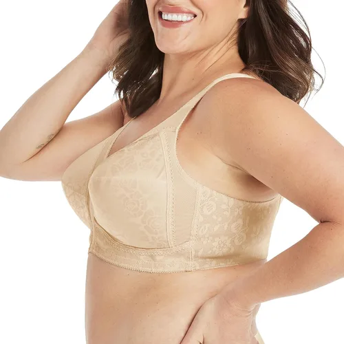 Vista 2 de Playtex Women's 18 Hour Comfort-Strap Wireless, Full-Coverage Bra with 4-Way Trusupport, Single & 2-Pack