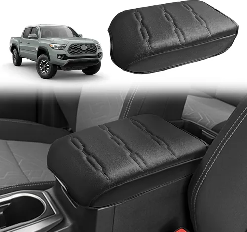 Vista 29 de Muslogy Funda para reposabrazos de consola central apta para Chevy Silverado/Tahoe y GMC Sierra/Yukon 2007-2013, cómoda almohadilla
