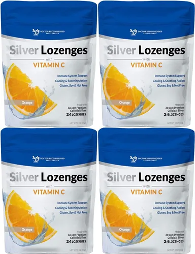 Vista 8 de Pastillas de plata con vitamina C – Plata coloidal de 60 ppm de plata coloidal, miel orgánica y vitamina C suplemento mineral gotas para apoyar