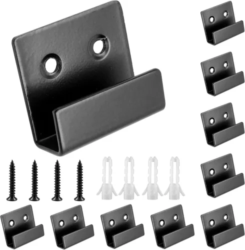 Luomorgo 10 Piezas Colgador de Pared para Exhibición de Azulejos, Ganchos de Soportes de Montaje en Pared de Acero Inoxidable, Colgador de Azulejos