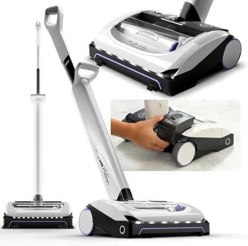 Vista 13 de Gtech AirRAM 3 Aspiradora Inalámbrica con Barra Anti-Enredo de Cabello - Cepillos de Limpieza de Doble Borde - Perfecta para Alfombras y Pisos