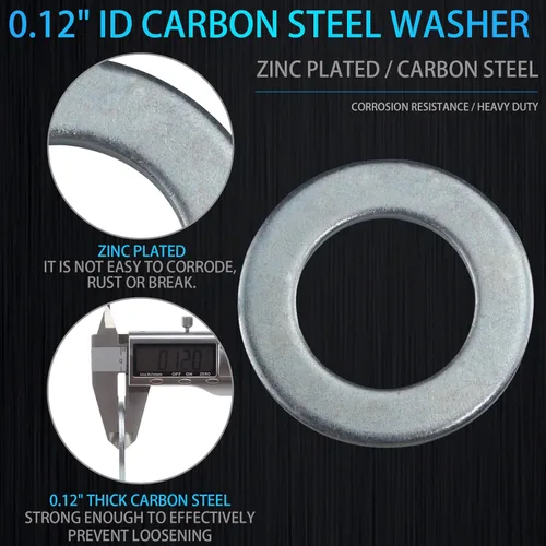 Vista 5 de iBroPrat Juego de 2 tuercas para remolque, eje de husillo de 1 pulgada, tuercas de castillo, arandelas de 1 pulgada, pasadores de chaveta de 2.25