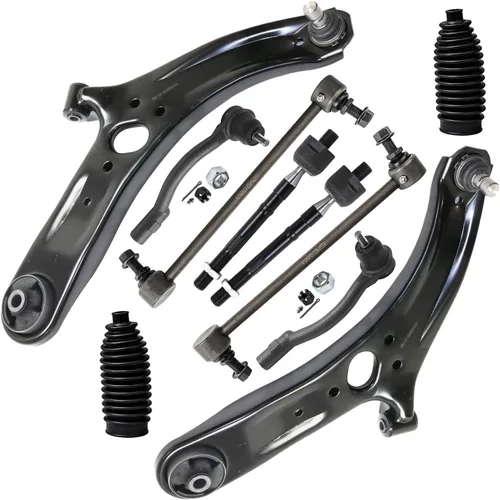Vista 107 de Detroit Axle - Kit de 10 piezas para Ford Edge 07-14 Lincoln MKX 2007 2008 2009 2010 2011 2012 2013 2014, 2 brazos de control inferiores, 2 barras