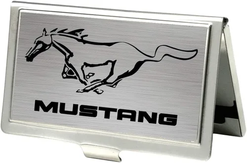 Vista 6 de Buckle-Down Tarjetero Ford Mustang Full Color Negro - Pequeño