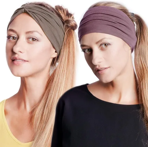 BLOM Original Headbands for Women Multipack, Non-Slip, Wear for Yoga, Fashion, Working Out, Travel or Running Multi Style