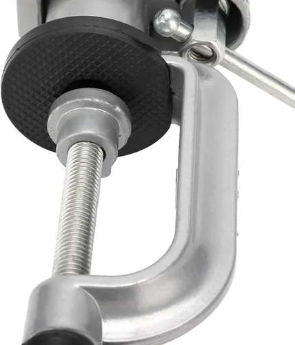 Vista 6 de Soporte de taladro eléctrico, soporte de amoladora de abrazaderas de banco de 360 grados, amoladora de banco eléctrica multifuncional para manual