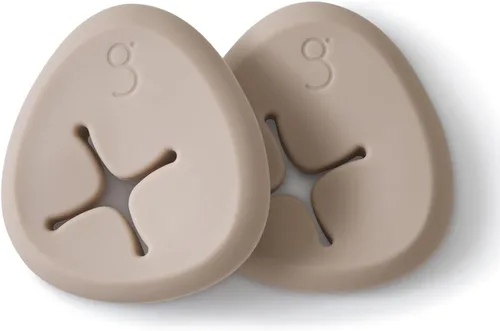 Vista 8 de bbhugme Repuesto extra de guijarros de silicona 100% sin BPA para embarazo o almohada de lactancia, color dorado cosecha