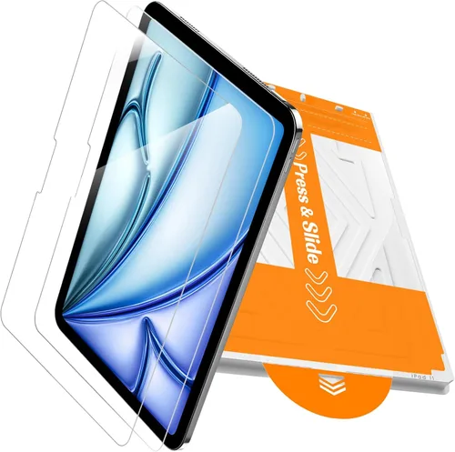 Vista 16 de PandaShield Paquete de 2 para iPad Mini 8.3"(A17 Pro 7ª/6ª Gen 2024/2021)9H+ Protector de Pantalla de Vidrio Templado con Instalación Fácil[Grado