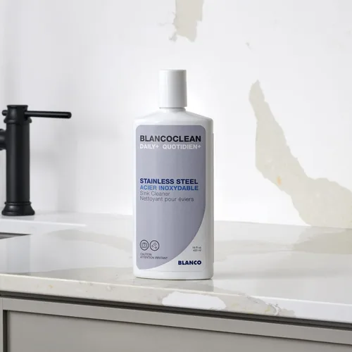 Vista 2 de Blanco Clean Daily+ - Limpiador de fregadero de acero inoxidable, 15 onzas