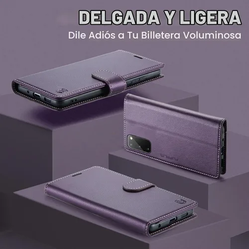Vista 4 de FLIPALM - Funda tipo cartera para Samsung Galaxy S20 de 6.2", color negro