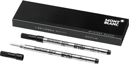 Recambio de bolígrafo Montblanc, M 2X1, Mystery Black (105158)