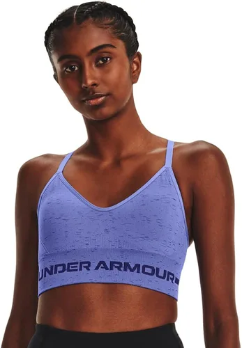 Vista 7 de Under Armour - Brasier largo y sin costuras de bajo impacto para mujer