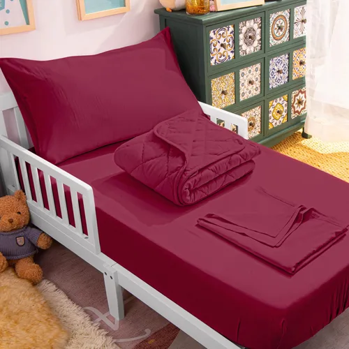 Vista 43 de NTBAY Juego de edredón individual con sábanas, 5 piezas de ropa de cama suave y transpirable, cama individual en una bolsa, juego de edredón