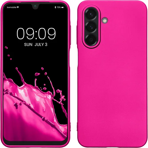 Vista 78 de kwmobile Funda compatible con Samsung Galaxy A12 - Funda protectora de silicona TPU suave y delgada - Verde oscuro mate