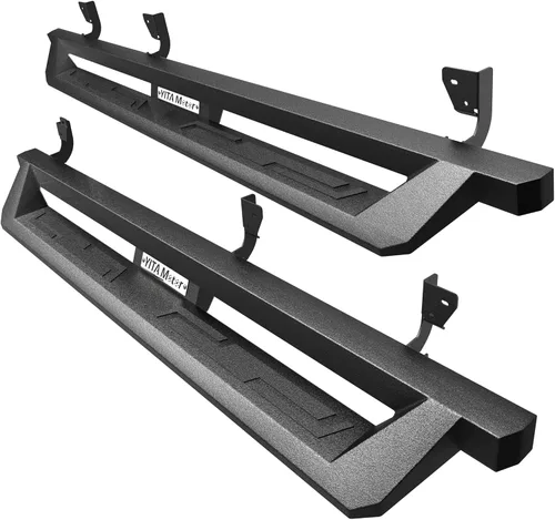 Vista 12 de AUTOSAVER88 Estribos compatibles con Dodge Ram 1500 Quad Cab 2009-2018, Ram 1500 Classic 2019-2024, barras laterales Nerf de 6 pulgadas