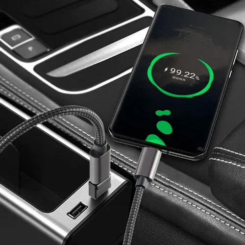 Vista 7 de AuviPal Adaptador USB C hembra a USB macho (paquete de 4), convertidor ultra compacto compatible con iPhone 16 15 Apple Watch, AirPods, CarPlay