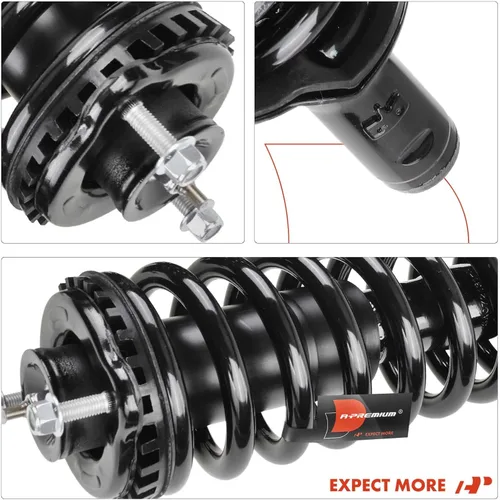 Vista 7 de A-Premium Amortiguadores delanteros y traseros compatibles con Chevrolet Trailblazer 2002-2009, Trailblazer EXT 2002-2006 y GMC Envoy 2002-2009