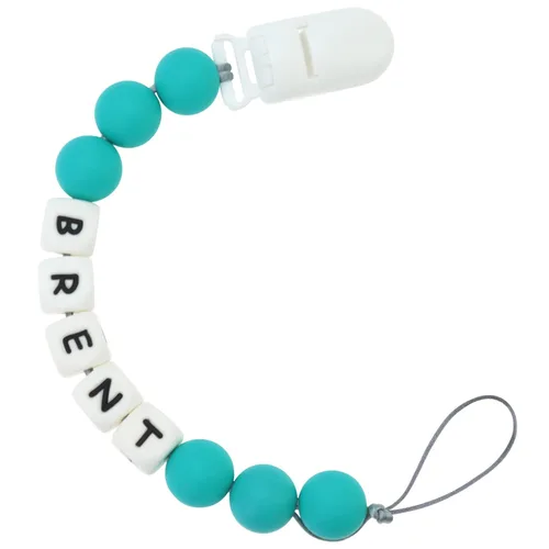 Vista 6 de Clip personalizable para cochecito con nombre, clip personalizado para cochecito con nombre (lila)