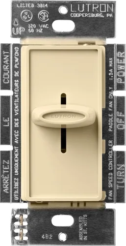 Vista 3 de Lutron SFSQ-F-AL Skylark Control de Ventilador, Almendra