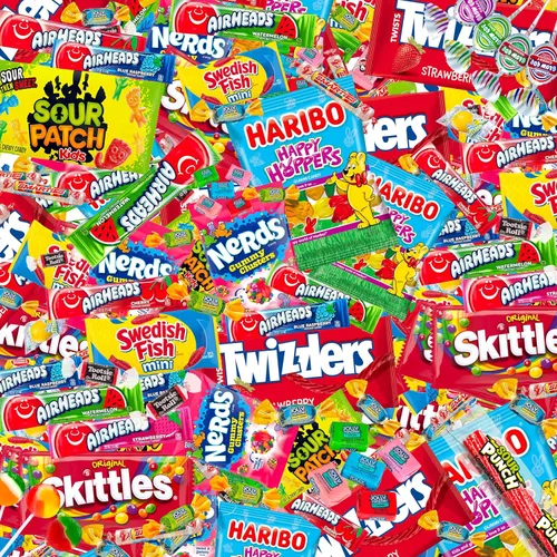 Vista 5 de Paquete Variado de Dulces a Granel - Dulces Envueltos Individualmente a Granel de 2 lb para Búsqueda de Huevos de Pascua - Rellenos para Piñata