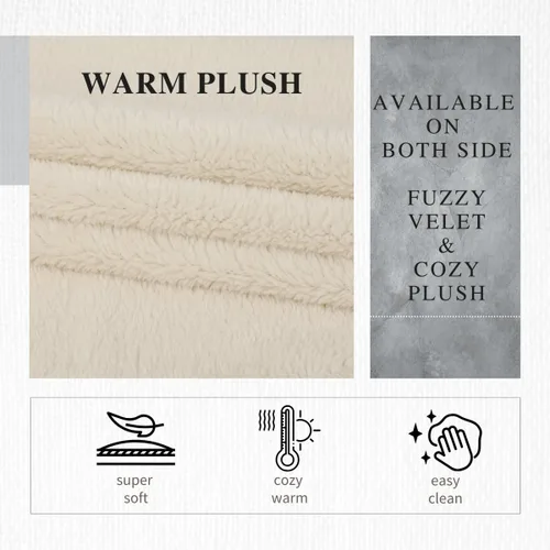 Vista 4 de LPMOERA Funda de sofá reversible impermeable para perros y gatos, acogedora felpa lavable, protector de muebles que protege la funda para muebles