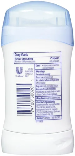 Vista 2 de Dove Desodorante 1.6 onzas de polvo sólido invisible (1.6 fl oz) (paquete de 3)