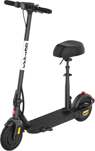 Vista 4 de Gotrax Fusion Seat Electric Scooter for Adults, 8.5" Solid Tire Max 14 Miles Range, 15.5/18 Mph 2 Gear Speed Power by 300W Motor, Rear Double