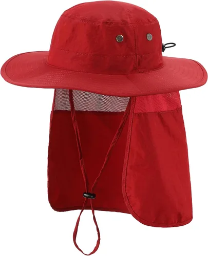 Vista 80 de Home Prefer Sombrero para sol para el aire libre con protección UV, secado rápido, unisex con solapa para proteger el cuello