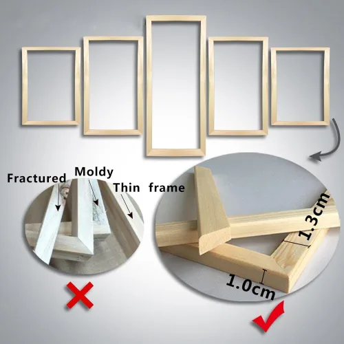Vista 6 de Tumovo Music - 5 piezas pintura sobre lienzo