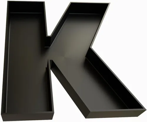 Vista 80 de Bandejas de servir de plástico duro reutilizables y rellenables con letras y números para decoración de fiesta (S, Negro)