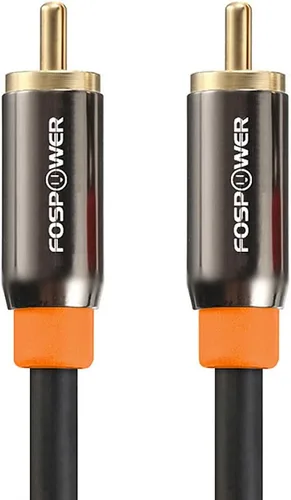 Vista 7 de FosPower Cable coaxial de audio digital [conectores chapados en oro de 24 quilates] Premium S/PDIF RCA macho a RCA macho para cine en casa, HDTV