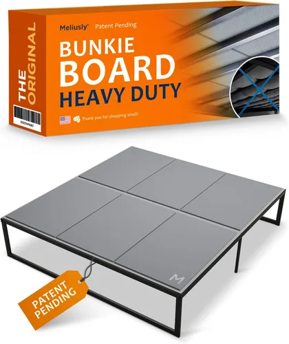 Vista 10 de Meliusly Tabla Bunkie de Servicio Pesado de 10mm Tamaño Full (54x75'') Diseño de Tabla de Cama de Perfil Bajo Patente Pendiente - Transpirable