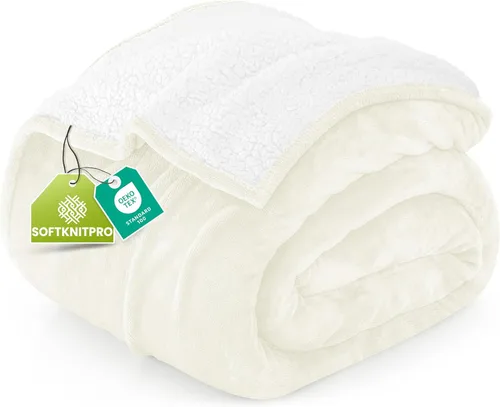 Vista 15 de Utopia Bedding Manta Sherpa Tamaño Throw (Negro, 50x60 Pulgadas) - Manta Reversible de Vellón Suave y Ligera para Cama, Sofá, Sillón, Camping