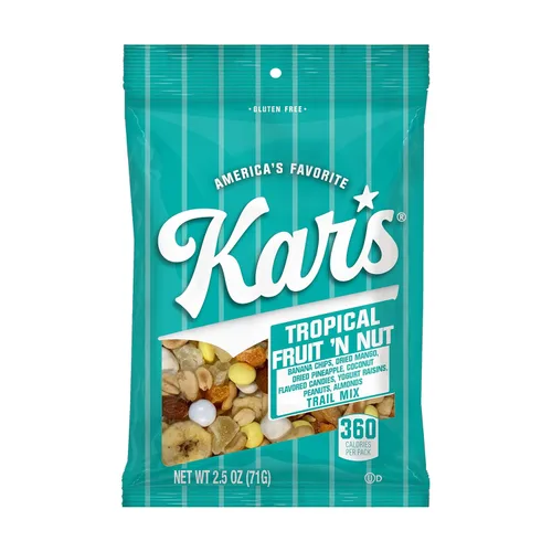 Vista 15 de Kar's Nuts Original Trail Mix, paquetes individuales de 1.5 onzas, paquete a granel de 72, aperitivos sin gluten