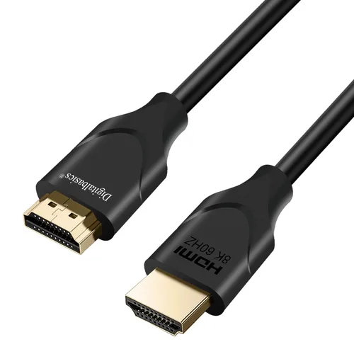 Cable HDMI 2.1 de ultra alta velocidad 8K 4K - 48Gbps, 2M/6.6 pies, compatible con 8K 60Hz, 4K 120Hz, eARC, HDCP 2.2 y 2.3, compatible con HDTV, PS5