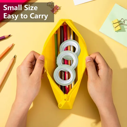 Vista 4 de Cayxenful 12 rollos de repuesto de cinta transparente, cinta transparente, cinta de envoltura de regalo de 3/4 pulgadas x 1000 pulgadas, rollos