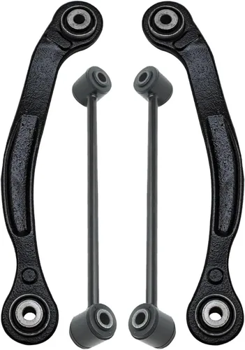 Vista 530 de Detroit Axle - Kit de suspensión delantera de 10 piezas para Hyundai Accent 2006-2011, 2 brazos de control inferiores, 4 barras de acoplamiento