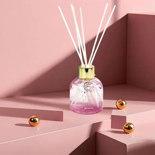 Vista 3 de Set de difusor de junco, difusor de Pretty Valley Home 80ml / 2.7 fl OZ en caja de regalo - Incluye varillas de difusor de junco, aceite