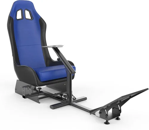 Vista 3 de Cirearoa Racing Wheel Stand with seat gaming chair driving Cockpit for All Logitech G923 G29 G920 Thrustmaster Fanatec Wheels Xbox One, PS4, PC