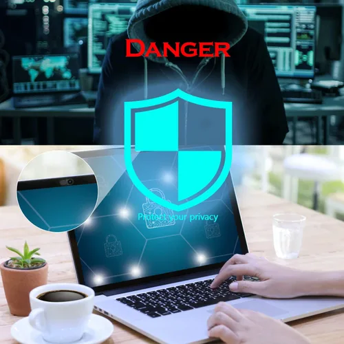 Vista 7 de Funda para cámara web de 0.027 pulgadas, ultra fina, para MacBook Pro, iMac, portátil, PC, iPad, iPhone, Smartphone, Proteja su privacidad visual