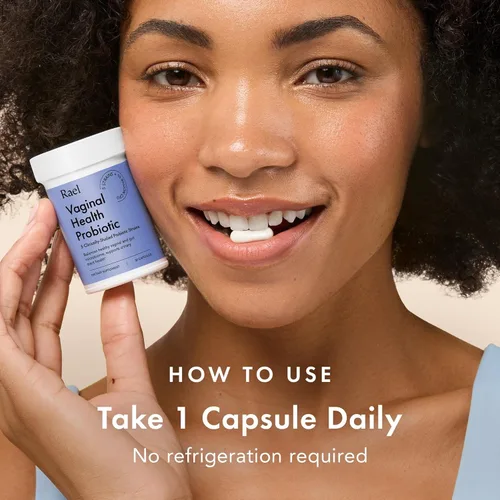 Vista 4 de Rael Probióticos para mujeres - Suplemento de equilibrio de pH con prebióticos, salud inmune vaginal (30 porciones)