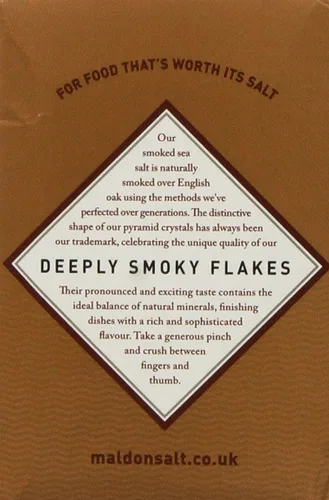 Vista 3 de Maldon Sal marina ahumada, 3 x 4.4 onzas