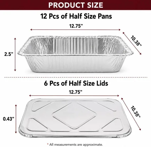 Vista 3 de Chafing Dish Buffet - Kit de servicio de 42 piezas con combustible, estantes, sartenes de aluminio, utensilios y encendedores