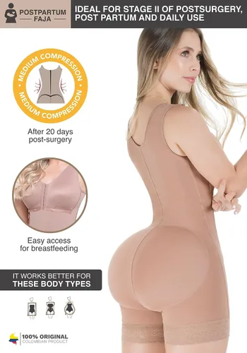 Vista 2 de Sonryse Fajas Colombianas Postparto Colombianas Fajas Posparto para Mujer