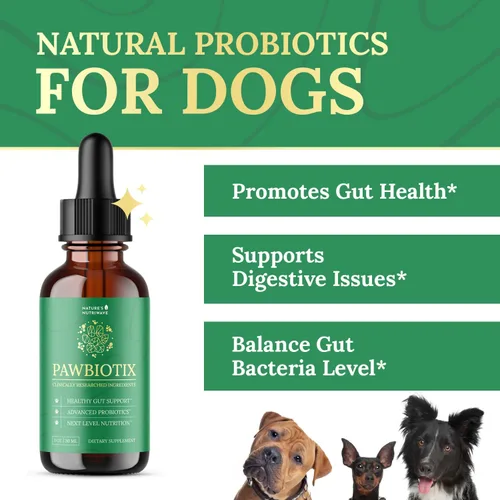 Vista 2 de Probióticos líquidos para perros Pawbiotix – 1 oz, 1 mes de suministro Gotas probióticas líquidas para perros, sabor Beacon Fórmula original